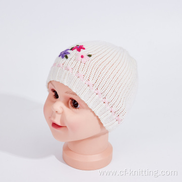 Girls winter warm Knitted beanie caps